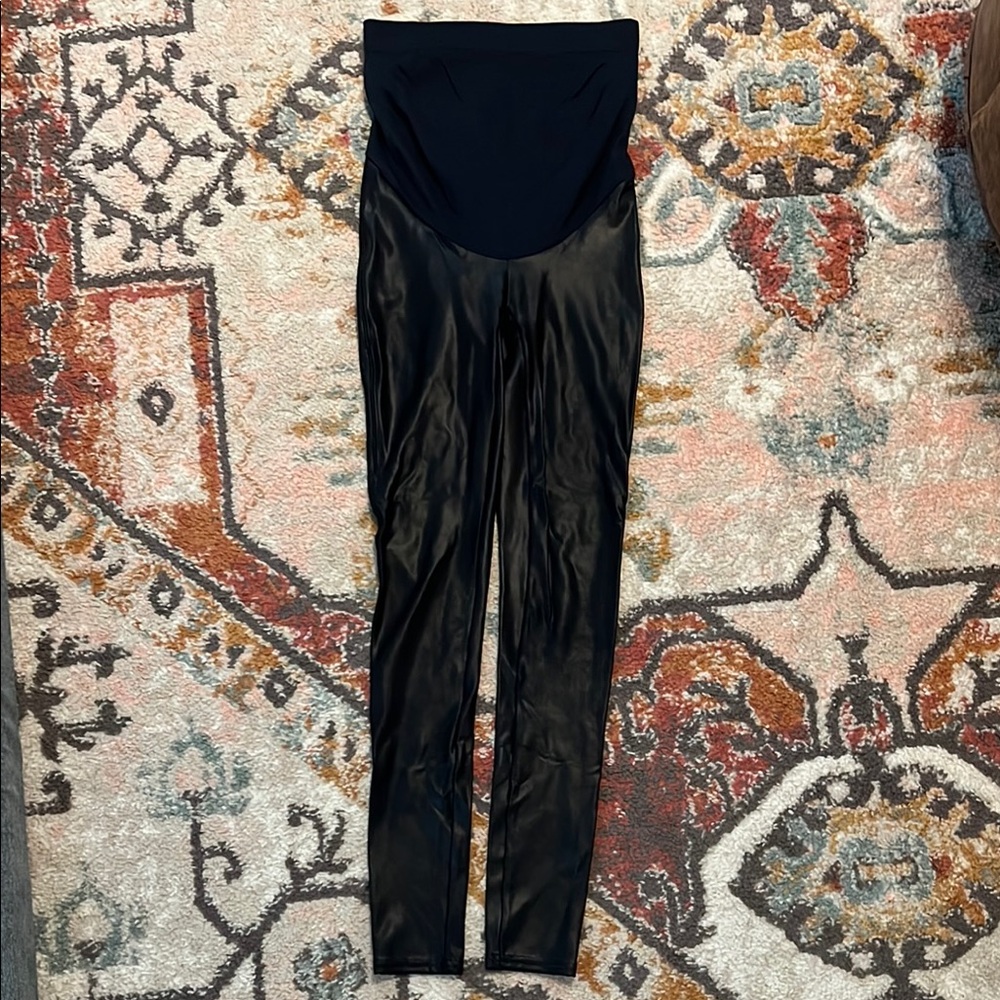 SPANX Black Leggings with Stretchy Comfort